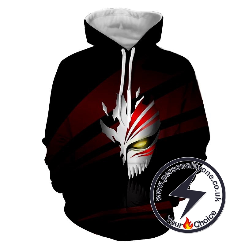 ichigo kurosaki hollow Mask - Bleach 3D - Bleach Hoodies